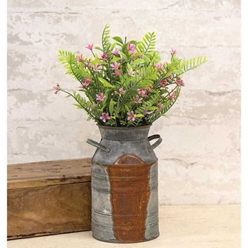 ๐ Pink Fernshot Blooms 12" Faux Floral Bush - Image 3