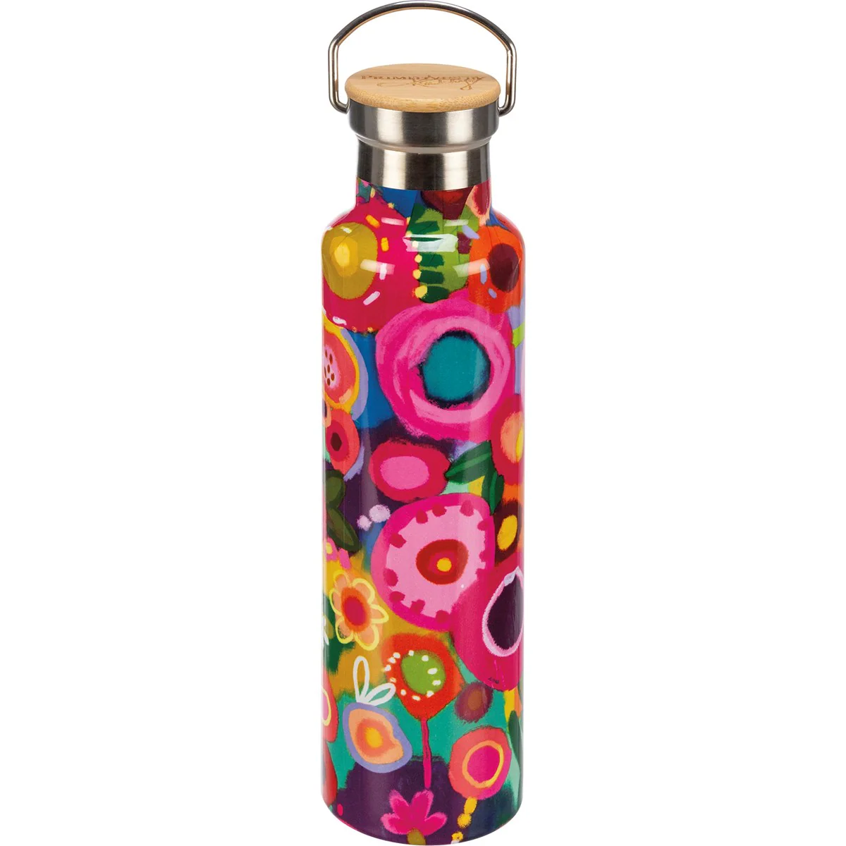 Pink Floral Insulated Bottle 25 oz Hot and Cold - Image 3