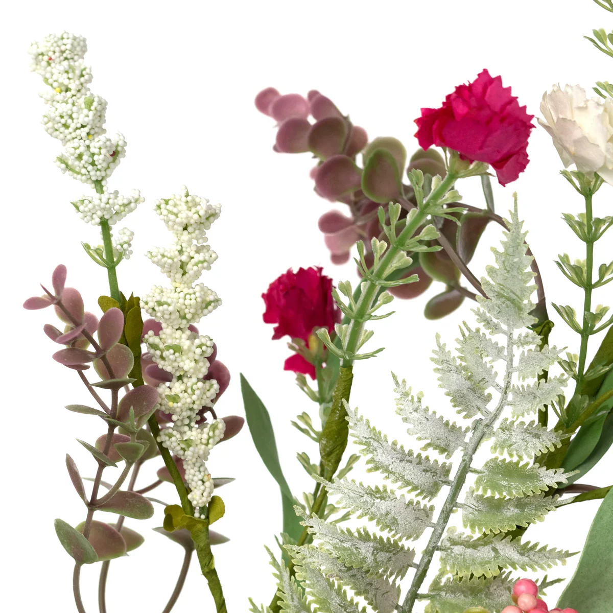 Pink Mixed Wildflower 24" Faux Floral Spray - Image 4