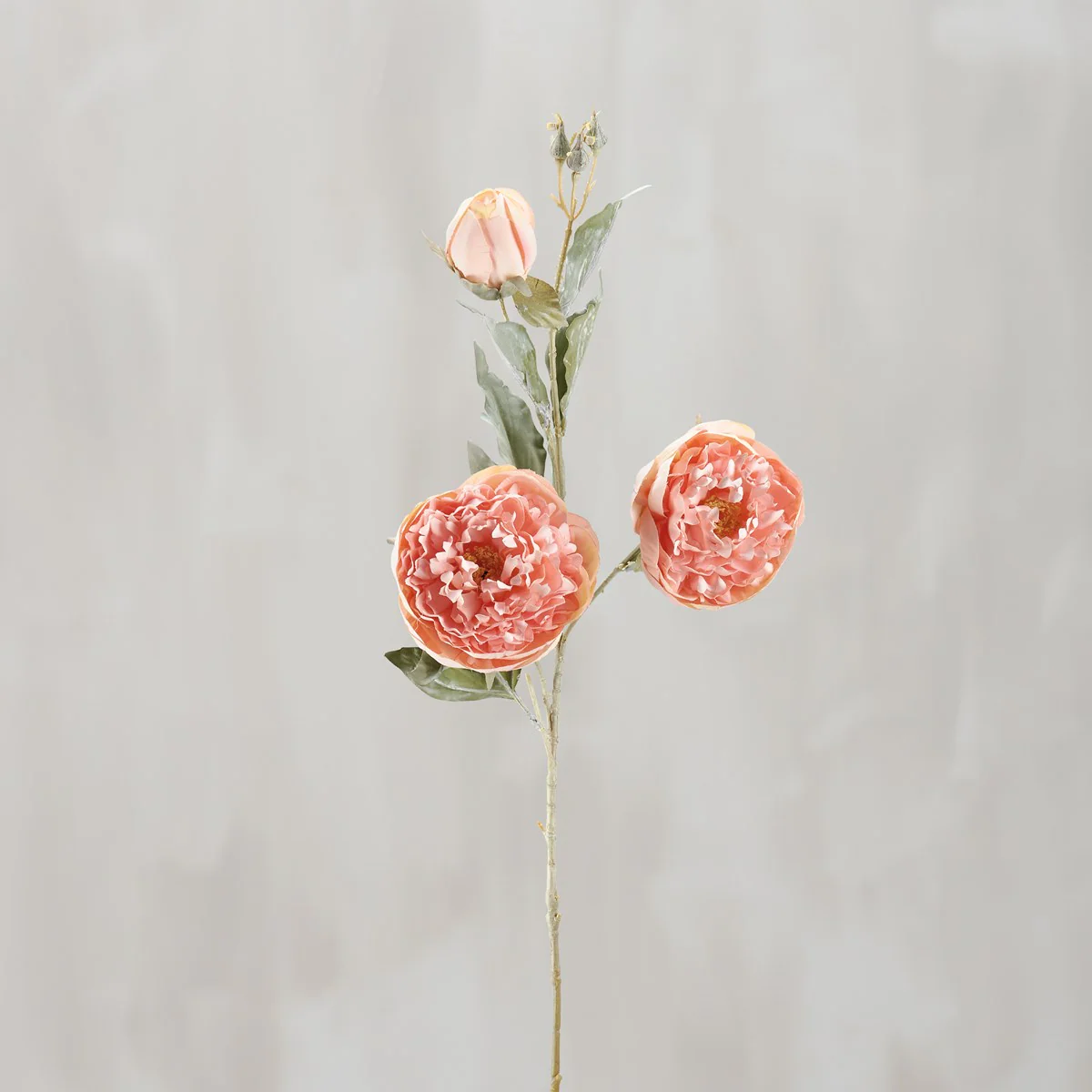 💙 Pink Peonies 31" Faux Floral Pick