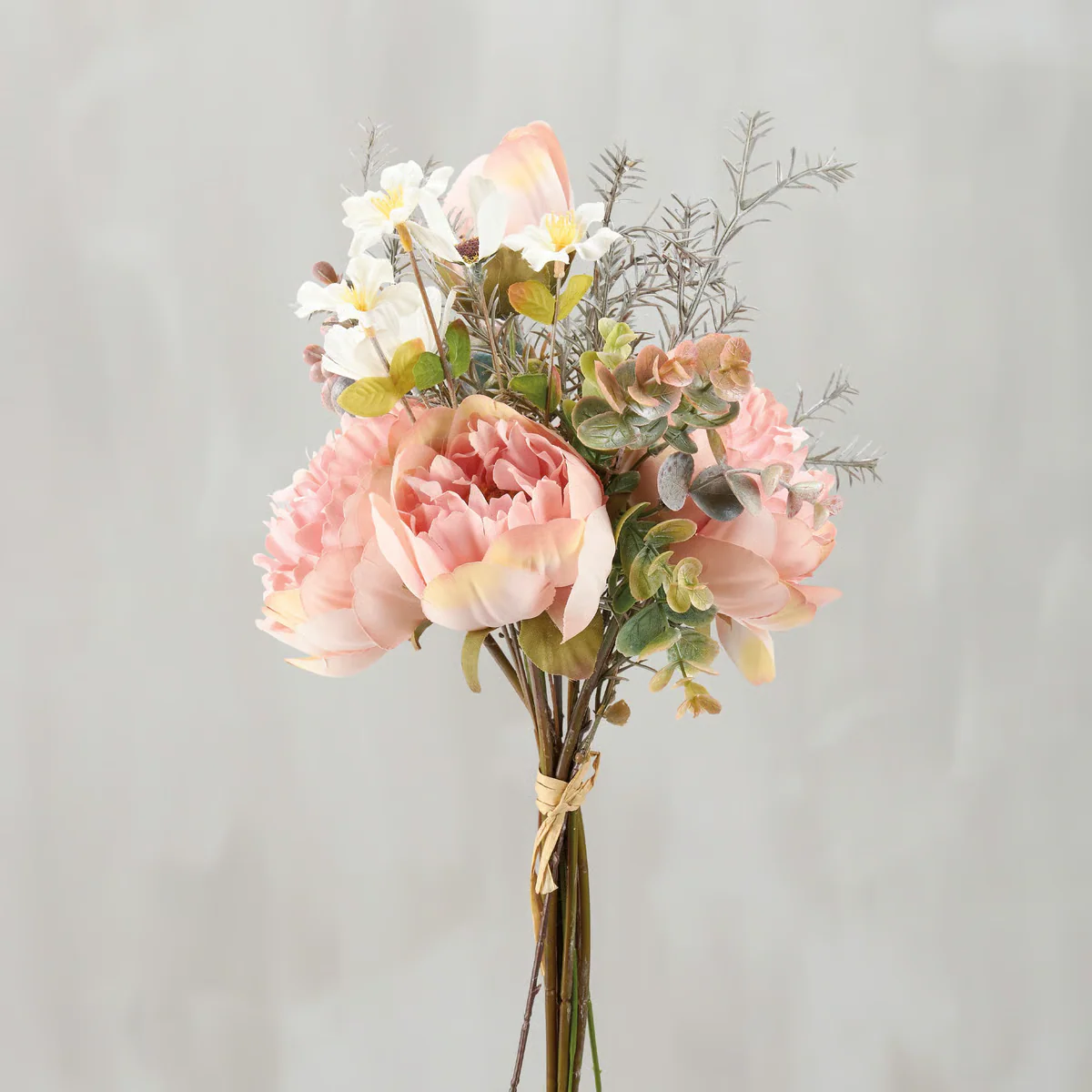 ๐ Pink Peony Mix Faux Floral Bouquet