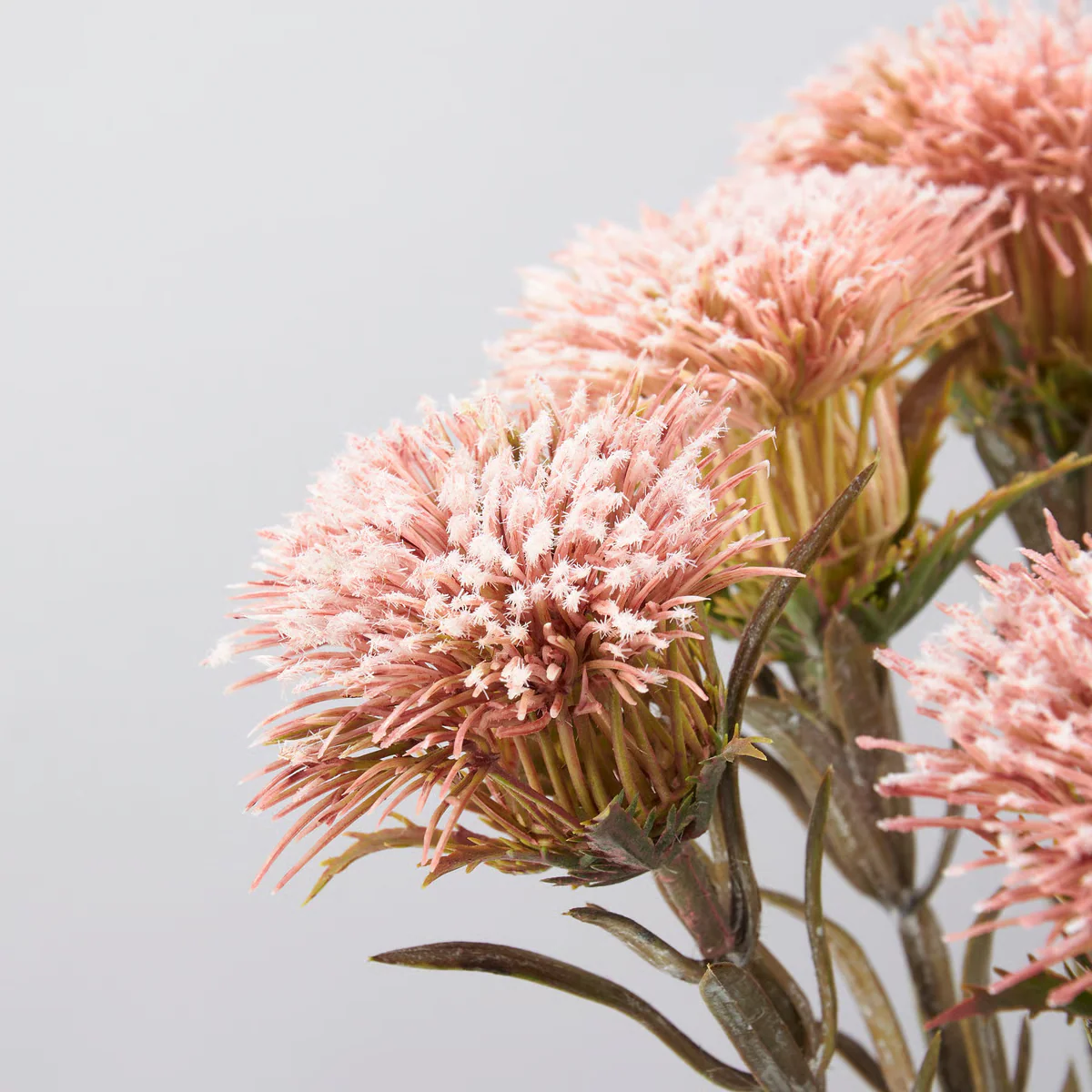 Pink Thistle 14.5" Faux Floral Pick - Image 3