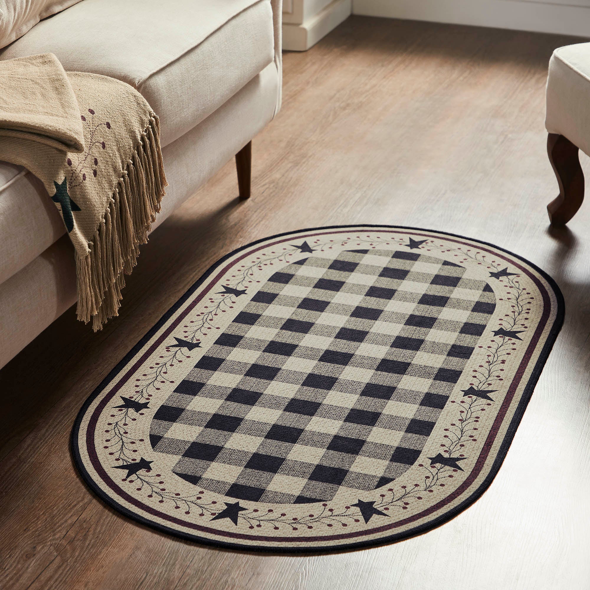 Pip Vinestar Indoor/Outdoor Rug Oval 27" x 48"