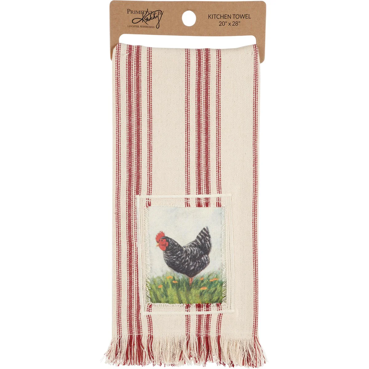 ๐ Plymouth Rock Chicken Kitchen Towel