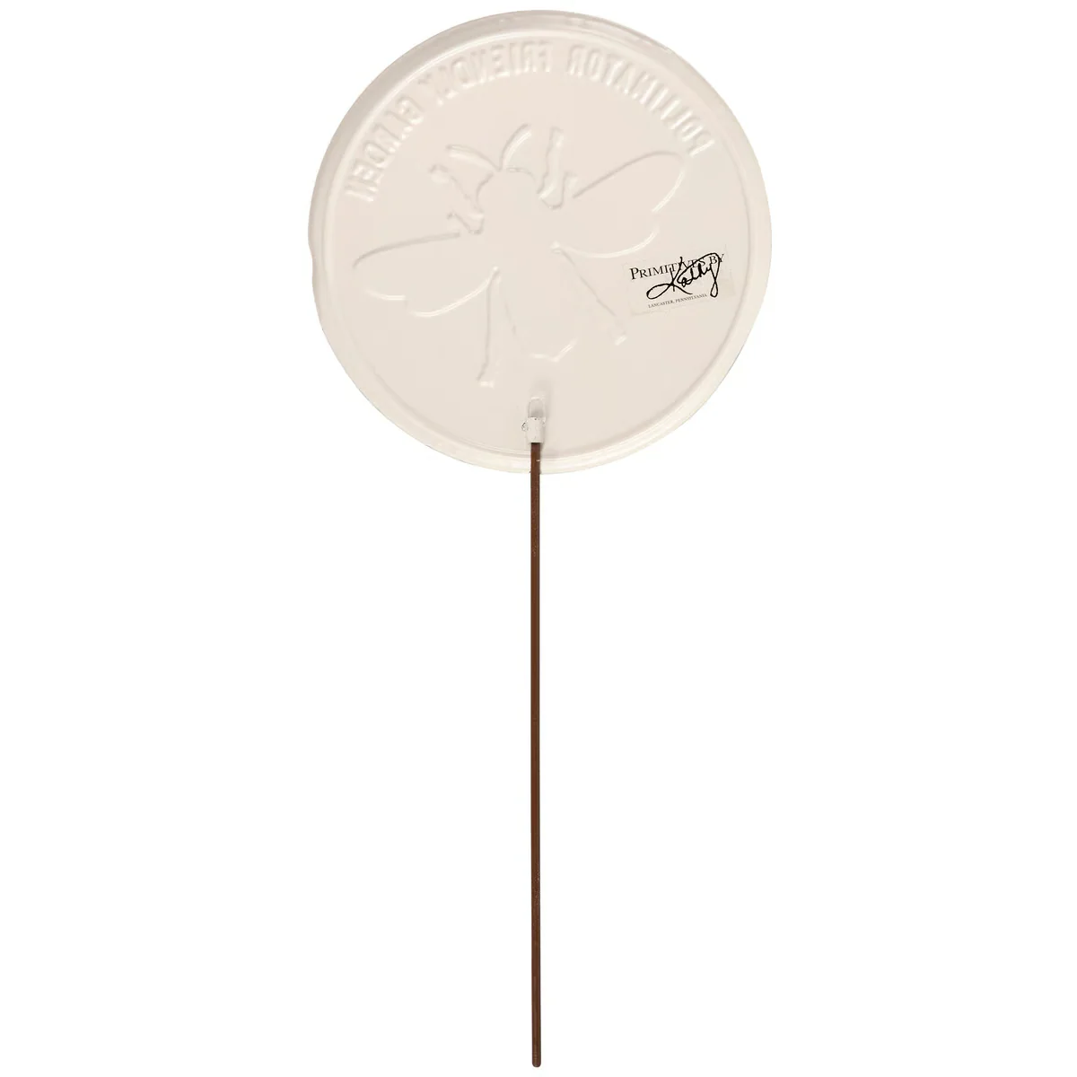 Pollinator Friendly Garden Bee 18" Metal Pick - Image 3
