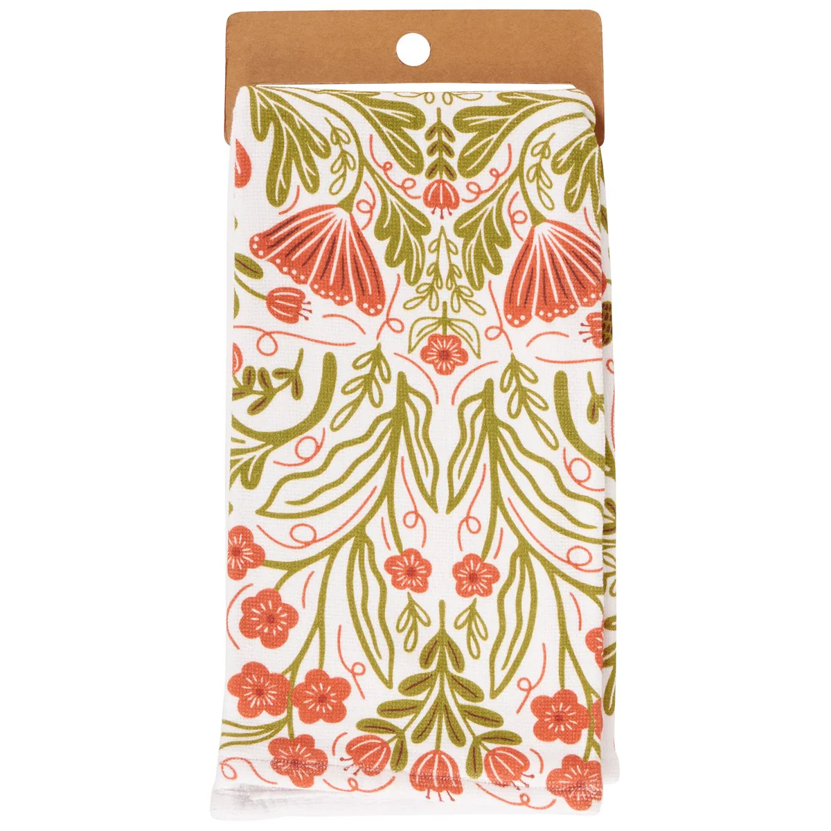 Poppies Folk Art Kitchen Towel - Image 4