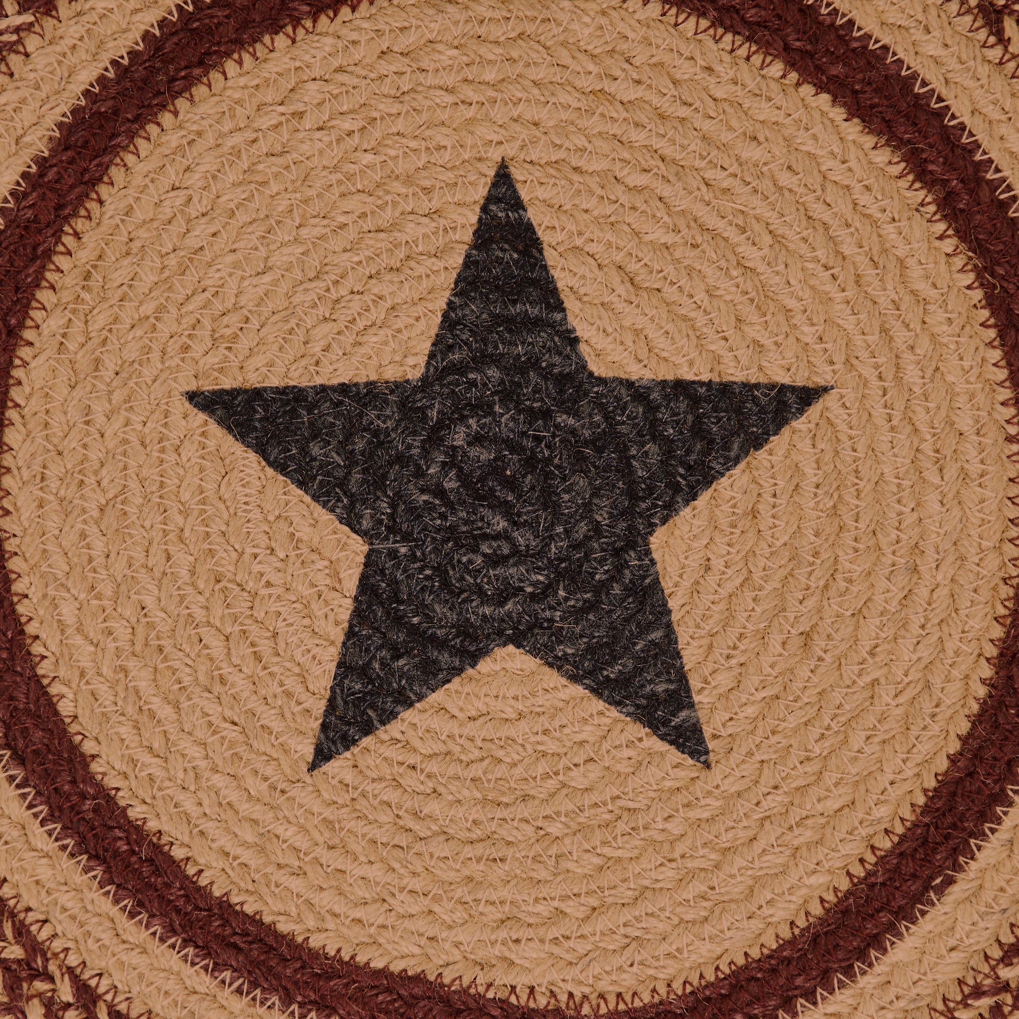 Potomac Americana Stencil Star 15" Jute Trivet - Image 5