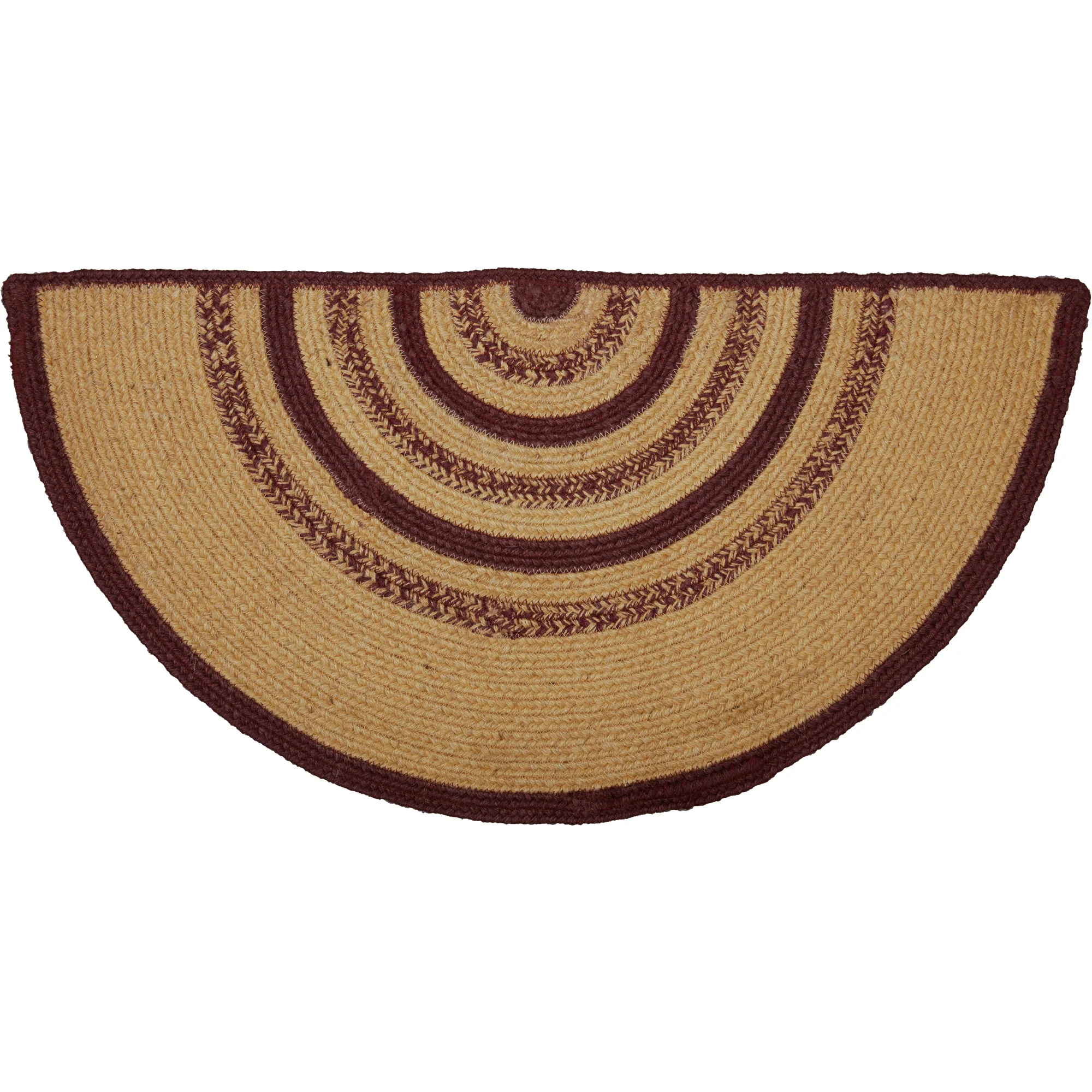 DAY 8 ❤️🫐 20 RED WHITE + BLUEBERRY DAYS Potomac Americana Stencil Stars Half Circle Jute Rug - Image 7