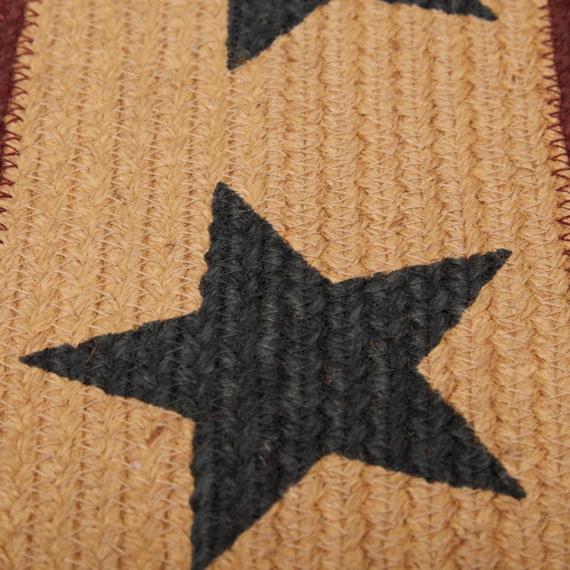 Potomac Jute Stencil Stars 8.5" Oval Star Tread - Image 4