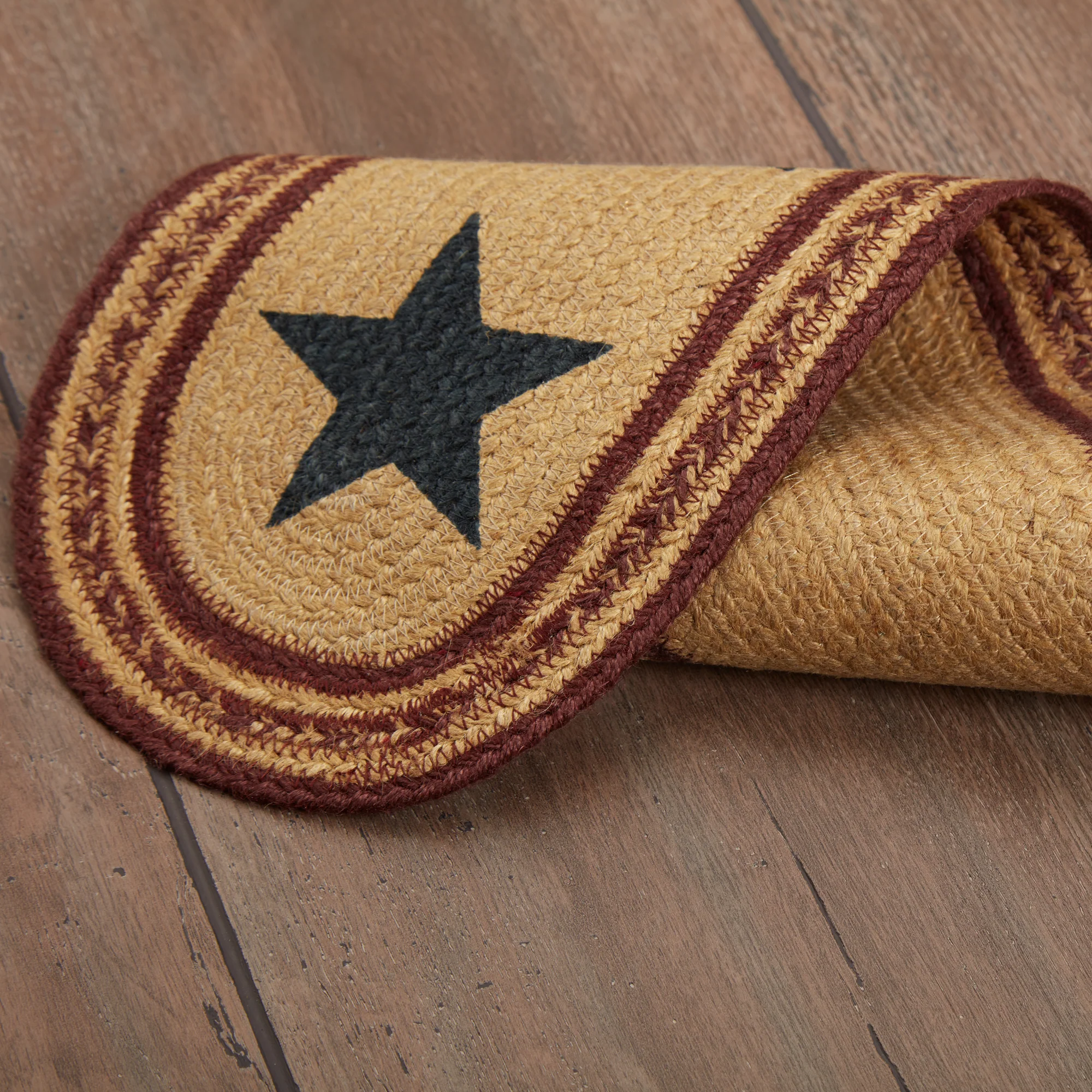 Potomac Jute Stencil Stars 8.5" Oval Star Tread - Image 5