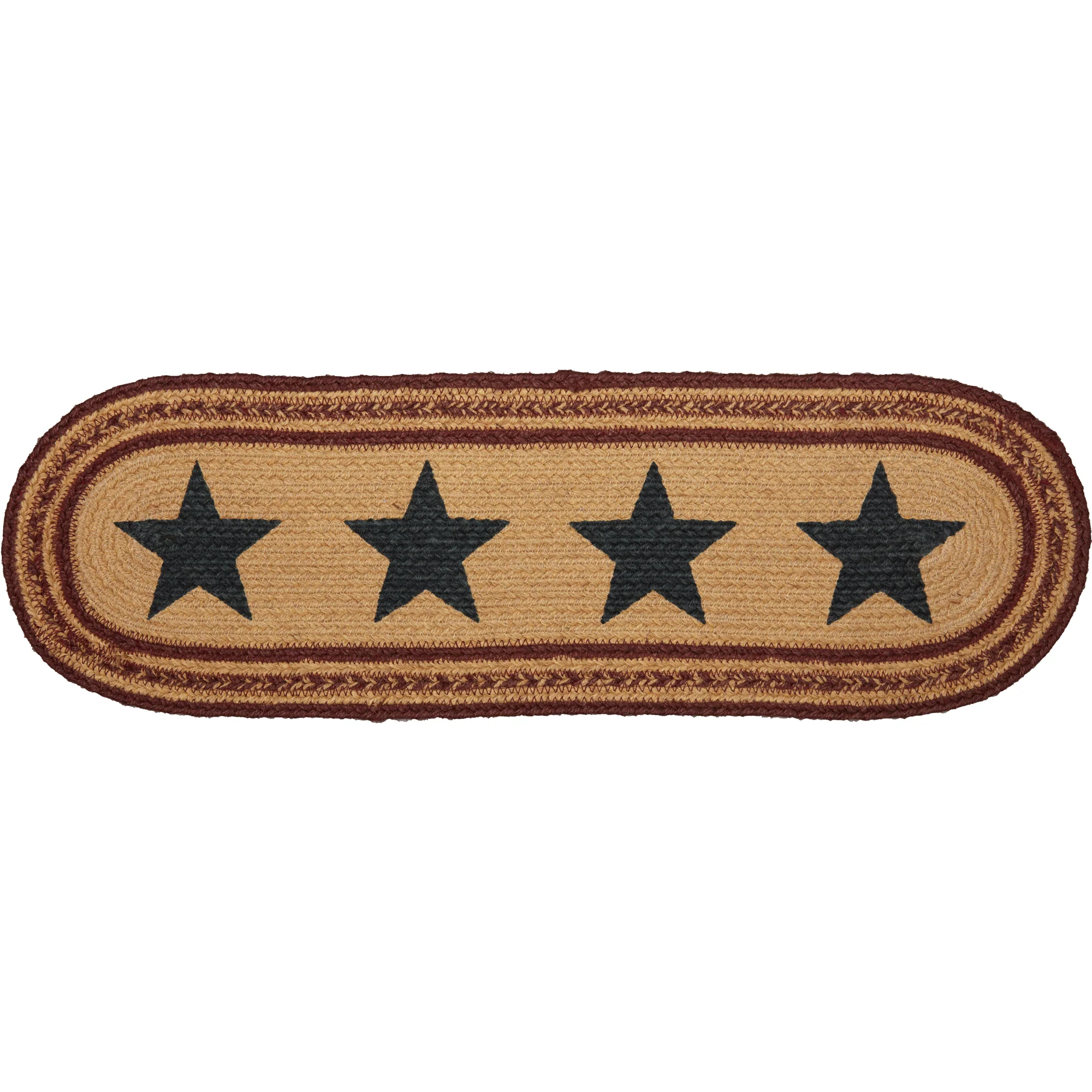 Potomac Jute Stencil Stars 8.5" Oval Star Tread - Image 7