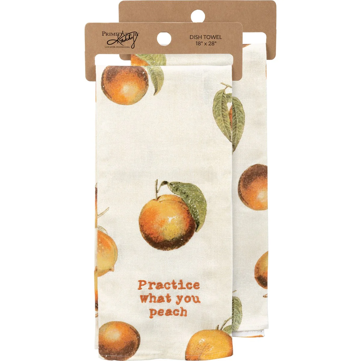💙 Practice What You Peach Kitchen Towel