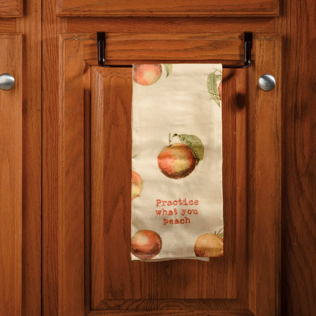 💙 Practice What You Peach Kitchen Towel - Image 2