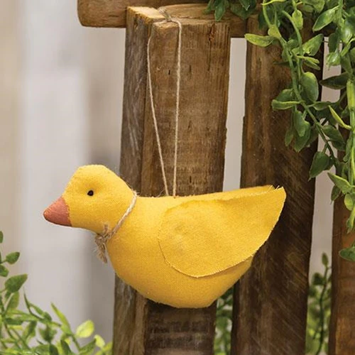 💙 Primitive Chick Fabric Ornament - Image 2
