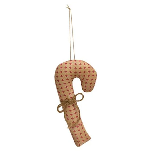 Primitive Fabric Hanging Candy Canes Set of 3 - Image 2