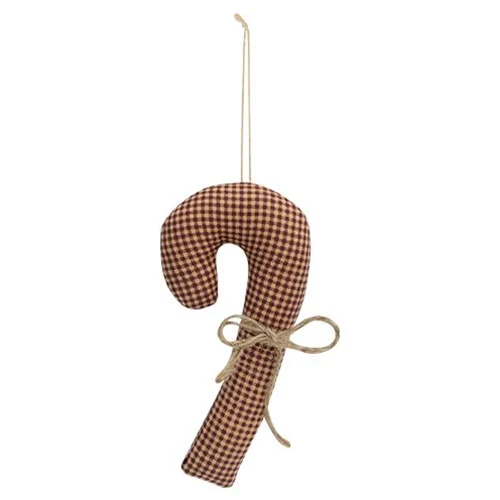 Primitive Fabric Hanging Candy Canes Set of 3 - Image 4