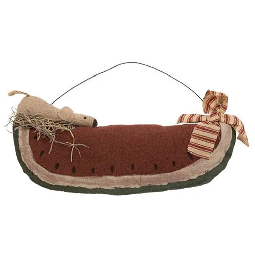 ๐ ๐ Primitive Mouse on Watermelon Hanger - Image 2