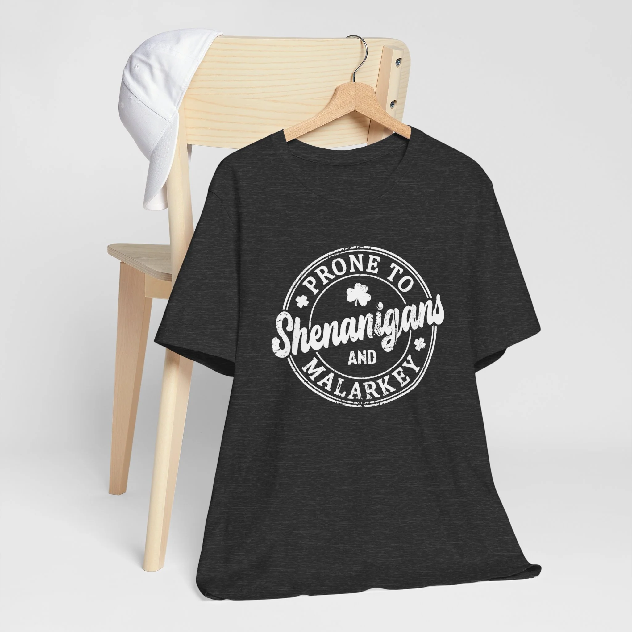 ๐ Prone to Shenanigans and Malarkey St Patrick's Day Cozy T-Shirt - Image 20