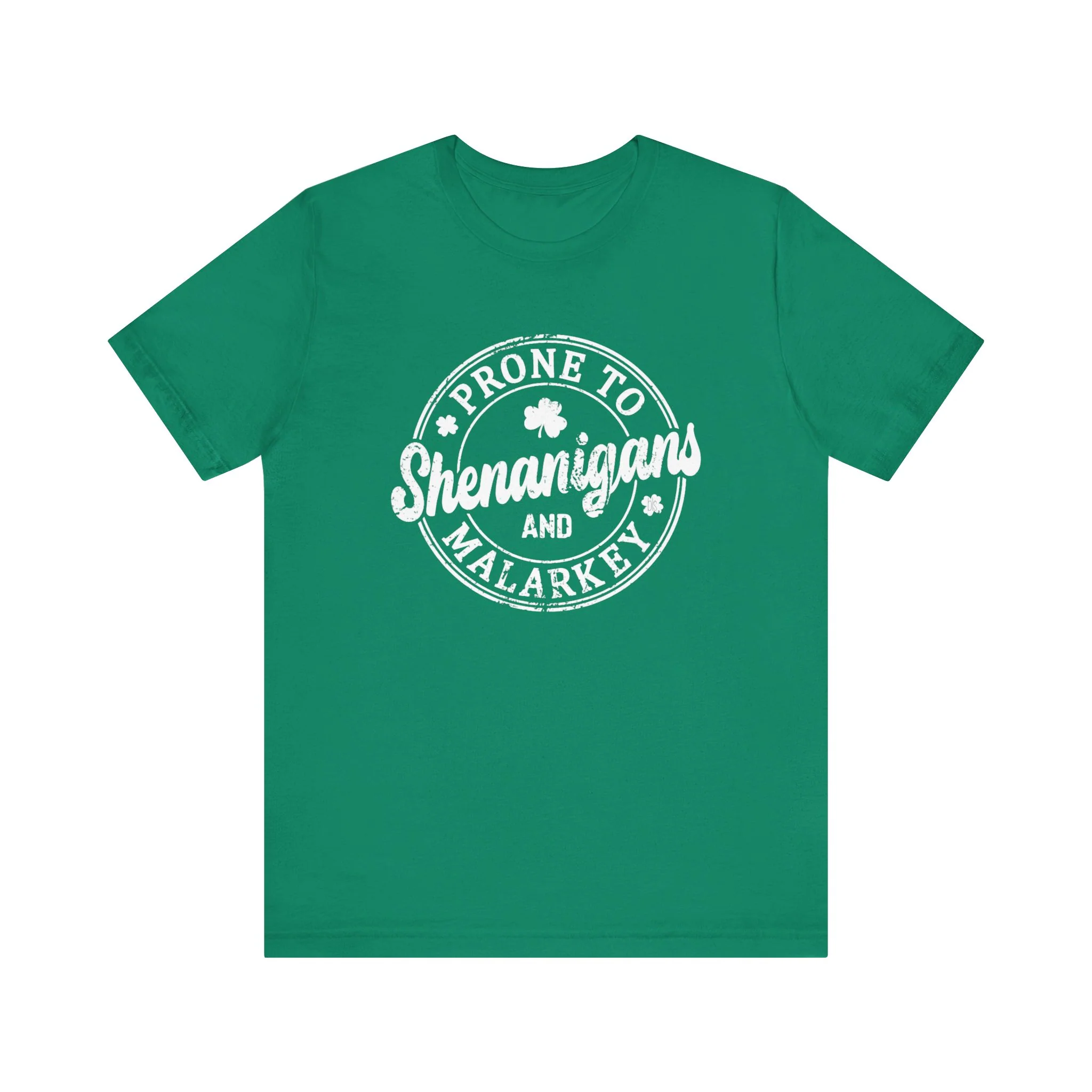 ๐ Prone to Shenanigans and Malarkey St Patrick's Day Cozy T-Shirt - Image 5