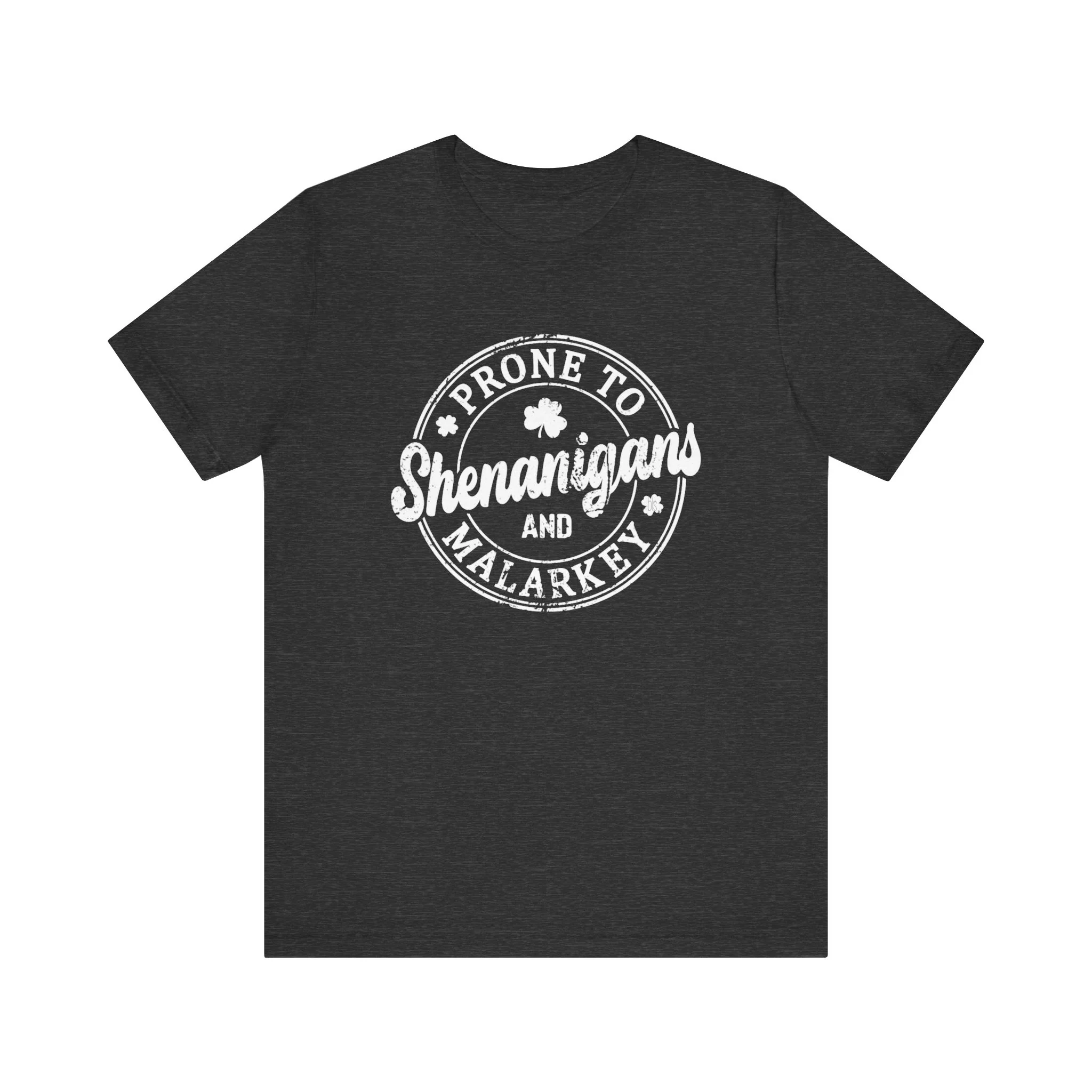 ๐ Prone to Shenanigans and Malarkey St Patrick's Day Cozy T-Shirt - Image 6