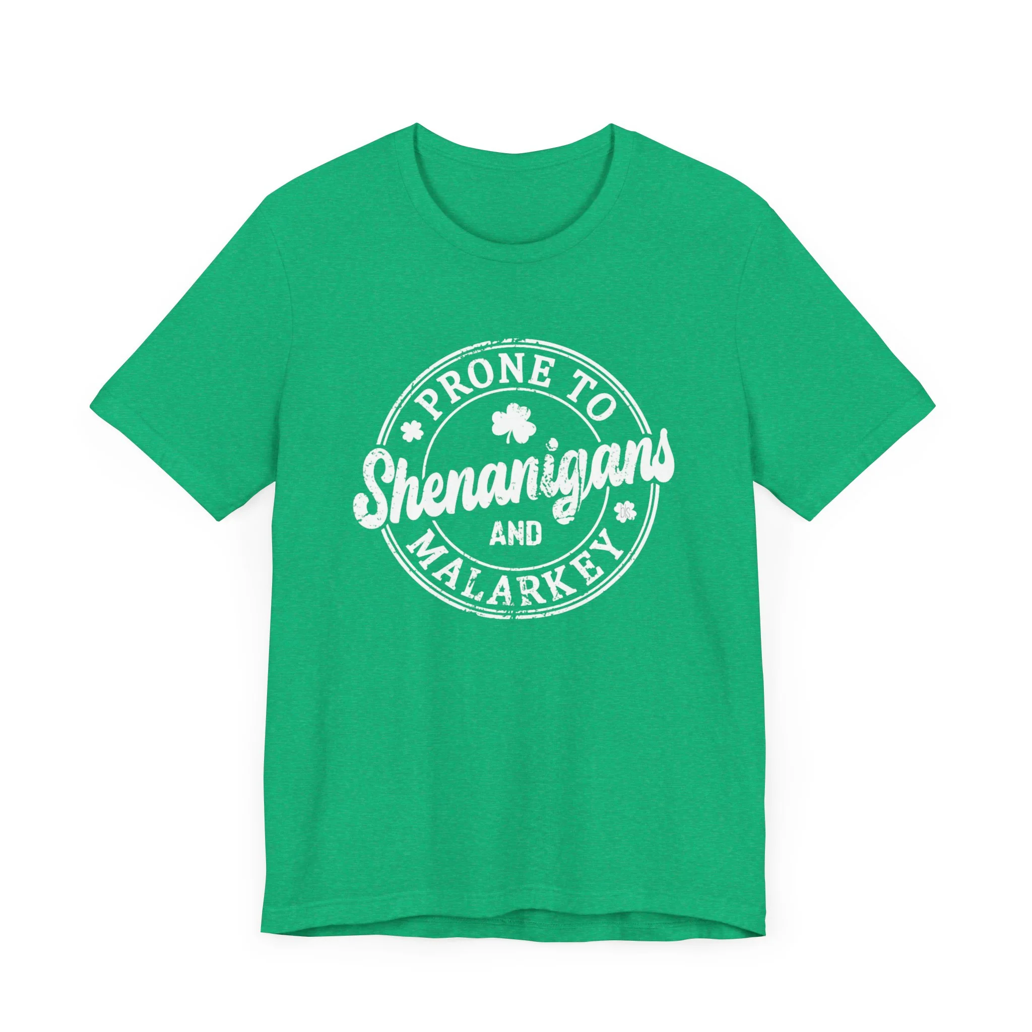 ๐ Prone to Shenanigans and Malarkey St Patrick's Day Cozy T-Shirt - Image 8