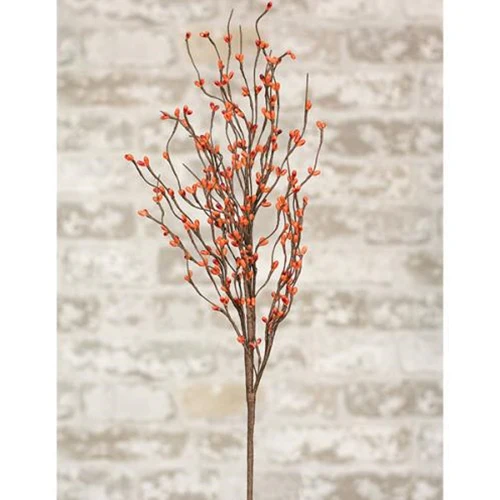 Pumpkin Harvest Pip Berry 26" Spray