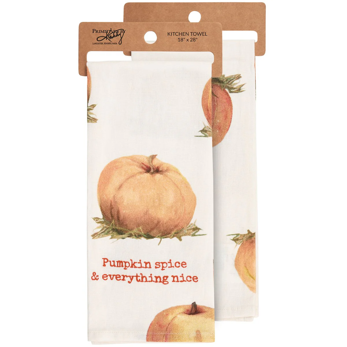 Pumpkin Spice & Everything Nice Kitchen Towel - Image 2