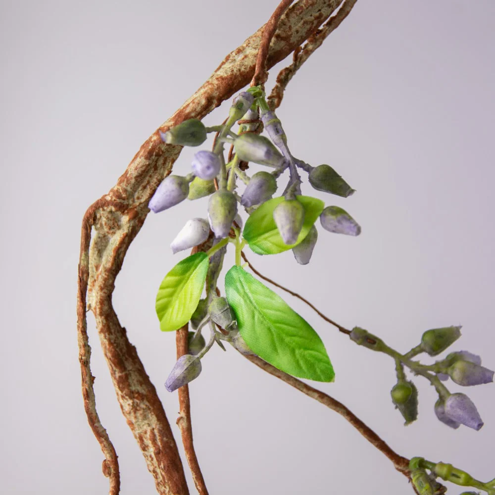 ๐ ๐ฅ Purple Seeded Berry Vine 62" Faux Floral Garland - Image 3