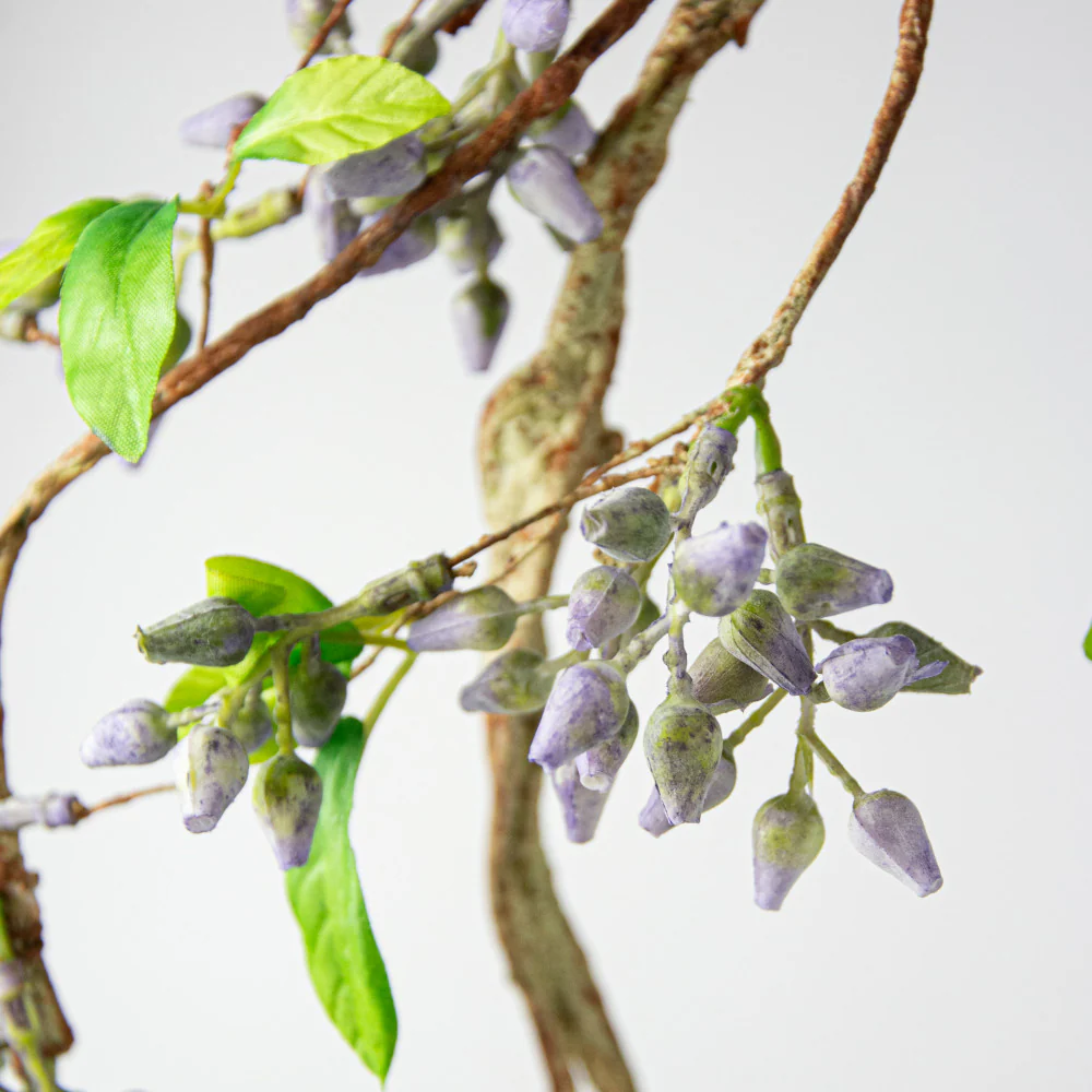 ๐ ๐ฅ Purple Seeded Berry Vine 62" Faux Floral Garland - Image 4
