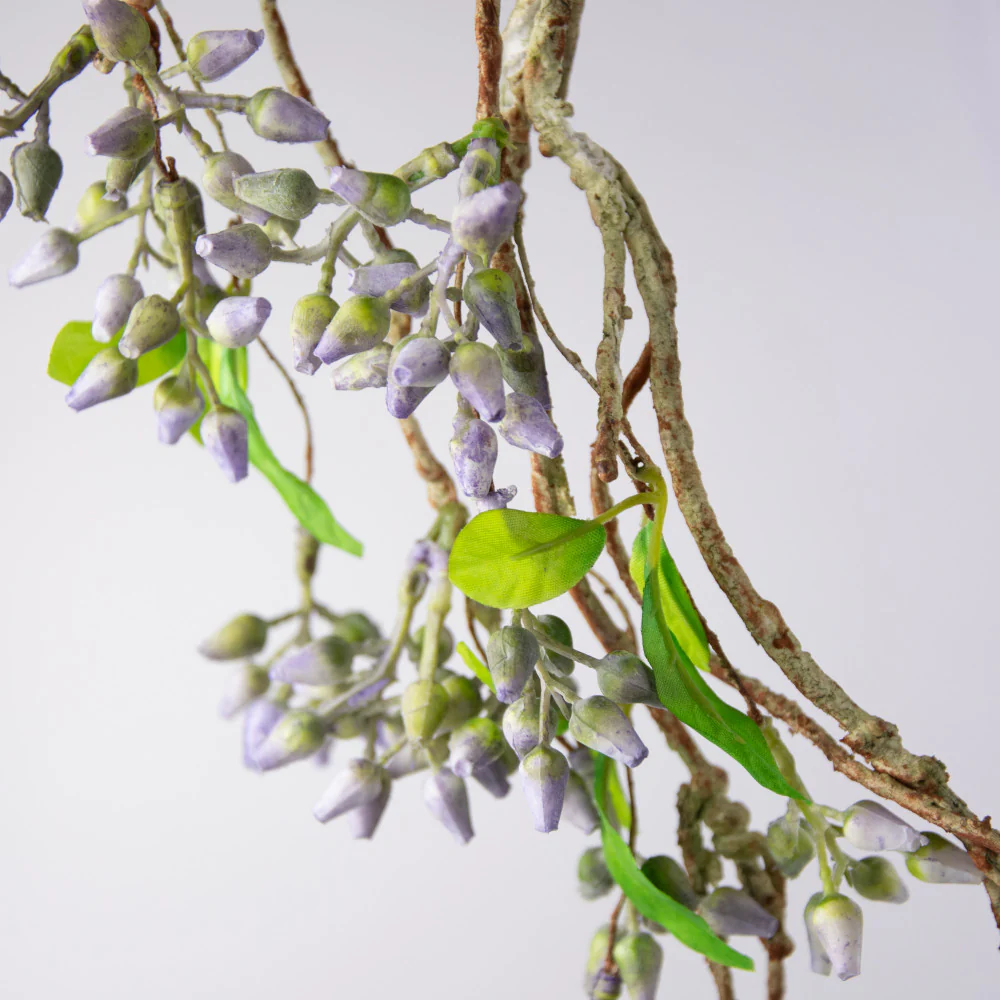 ๐ ๐ฅ Purple Seeded Berry Vine 62" Faux Floral Garland - Image 5