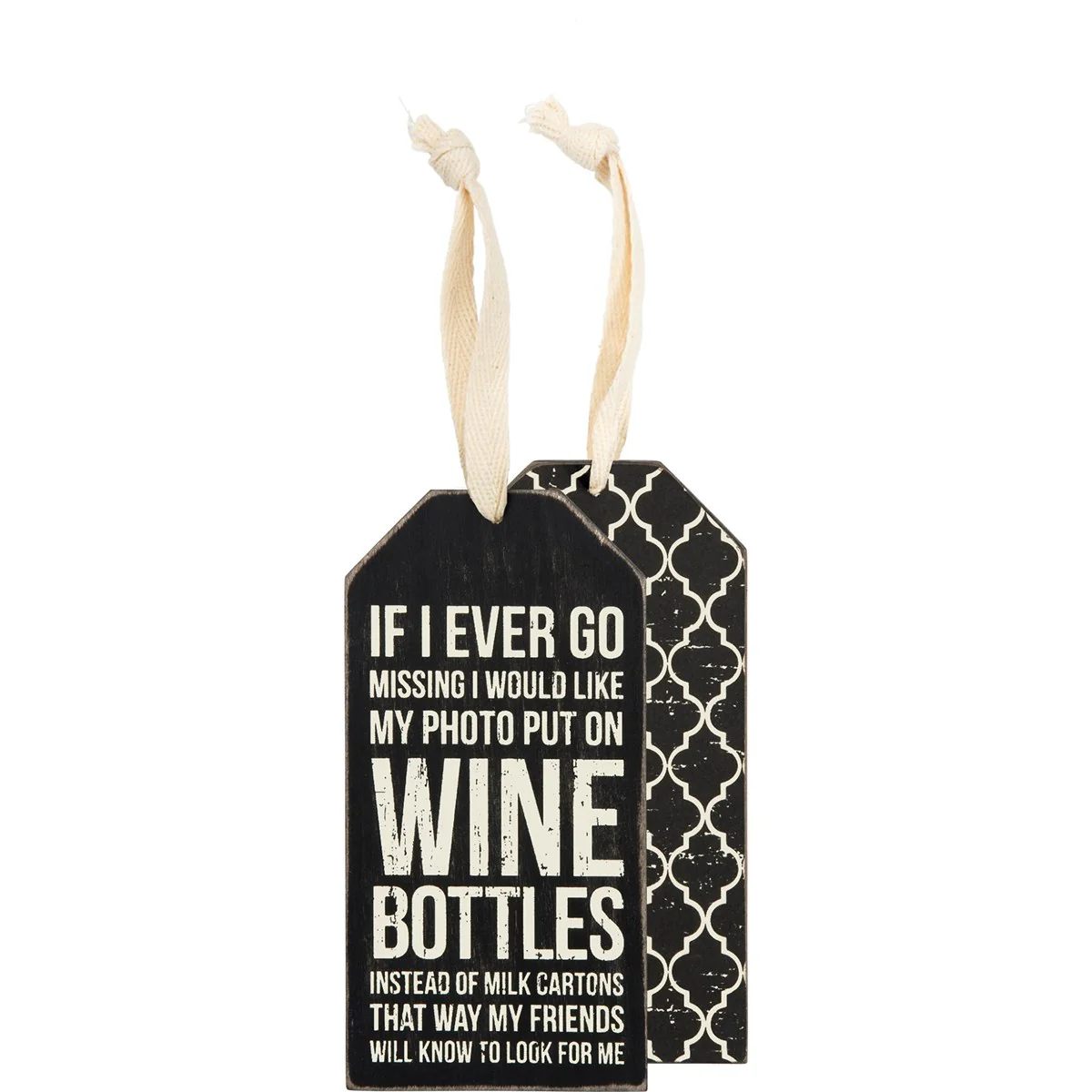 Put My Missing Photo on Wine Bottles - Bottle Tag