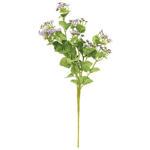 Queen Ann's Lace Purple 18" Faux Floral Spray