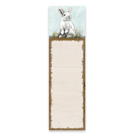 Rabbit Illustration Magnetic Notepad