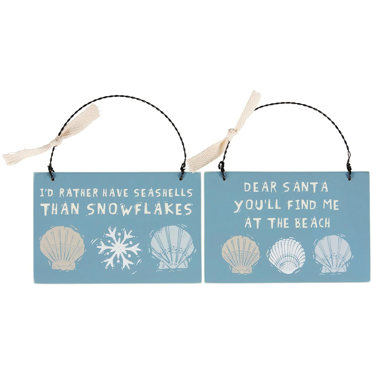 DAY 12 ✨ 25 Days of Ornaments ✨ Rather Have Seashells Than Snowflakes Ornament Set
