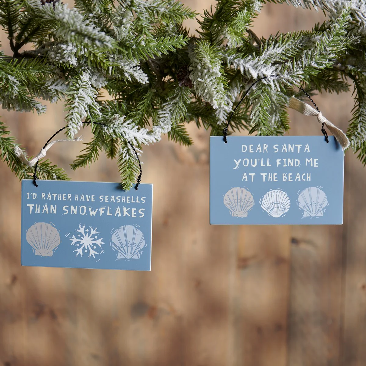 DAY 12 ✨ 25 Days of Ornaments ✨ Rather Have Seashells Than Snowflakes Ornament Set - Image 2