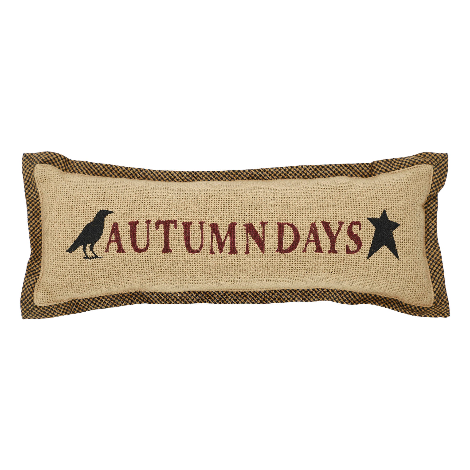 Raven Harvest Autumn Days Pillow 5" x 15" - Image 2