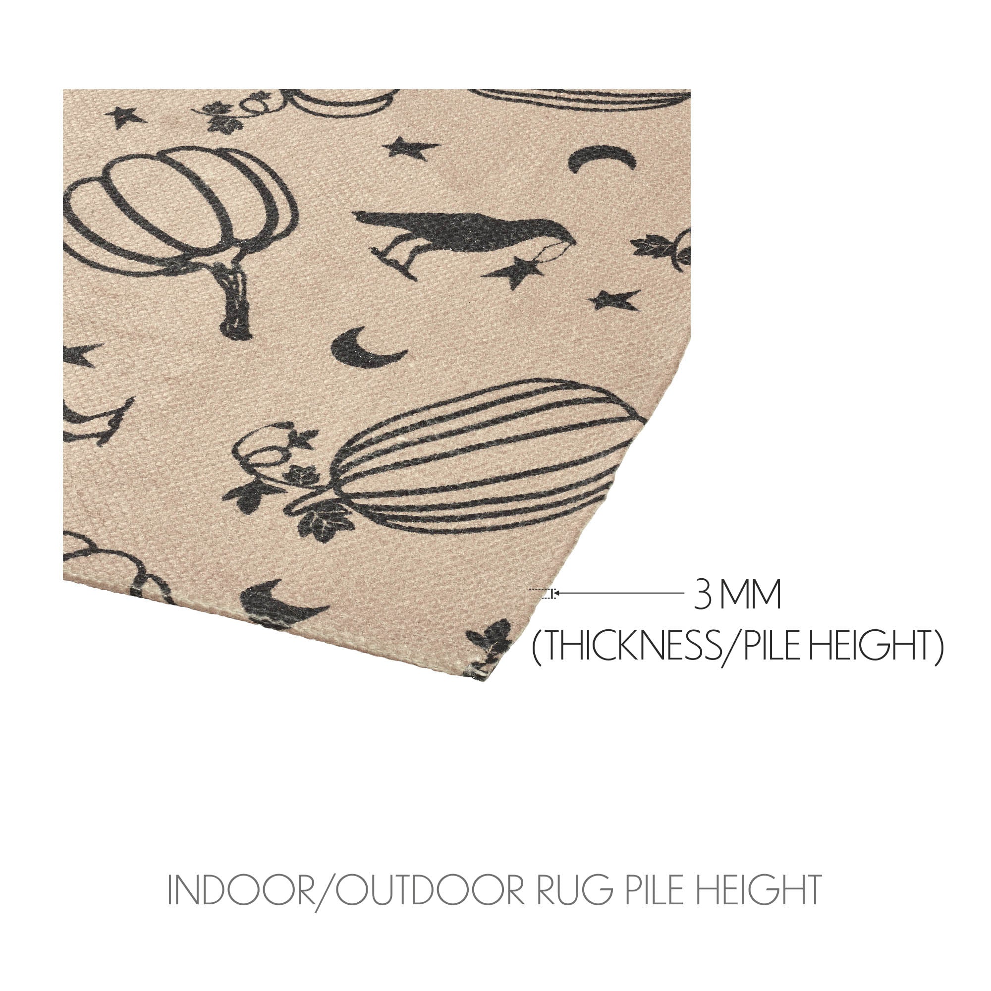 Raven Harvest Indoor/Outdoor Rug 17" x 48" - Image 5