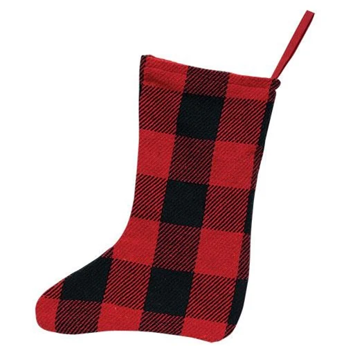 Red & Black Buffalo Plaid Stocking