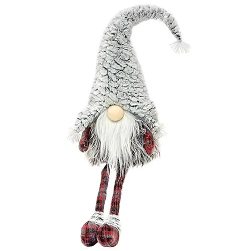 Red & Gray Plaid Gnome Dangle Legs - Image 2