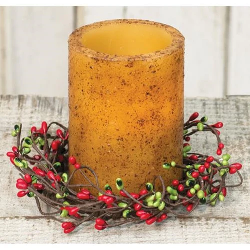 ๐ Red & Green Christmas Pip Berry 6" Ring - Image 2