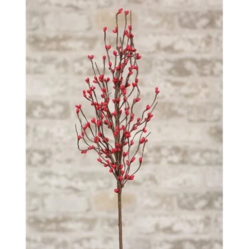 💙 Red Pip Berry 26" Spray