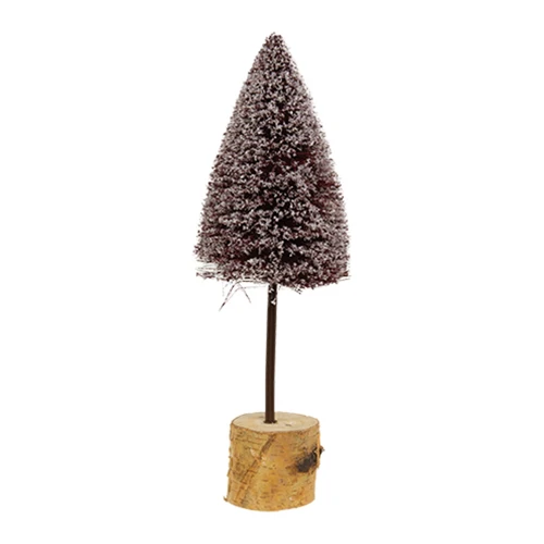 Red Spice Drop Bottle Brush Tree 15" H