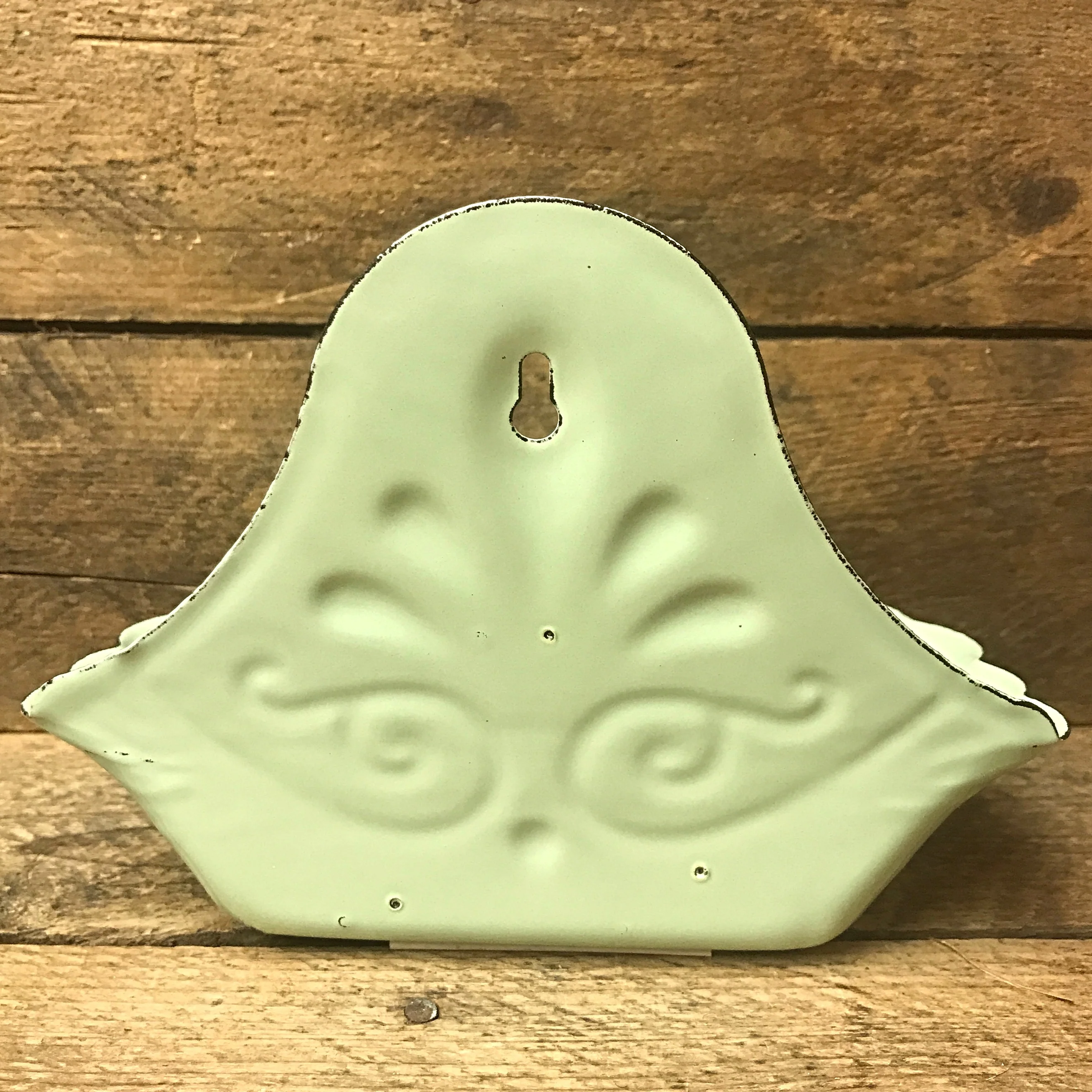 Retro Green Enamel Metal Soap Dish - Image 4