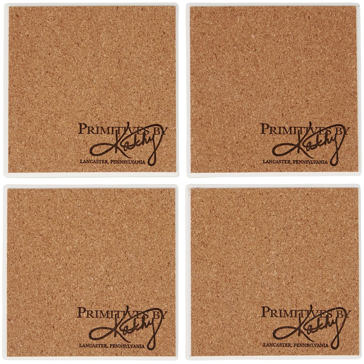 Retro Snowmen Stone Coaster Set of 4 - Image 3