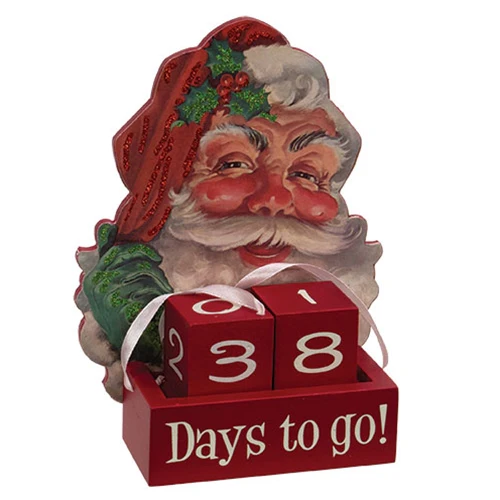 ๐ Retro Style Santa Christmas Countdown Calendar