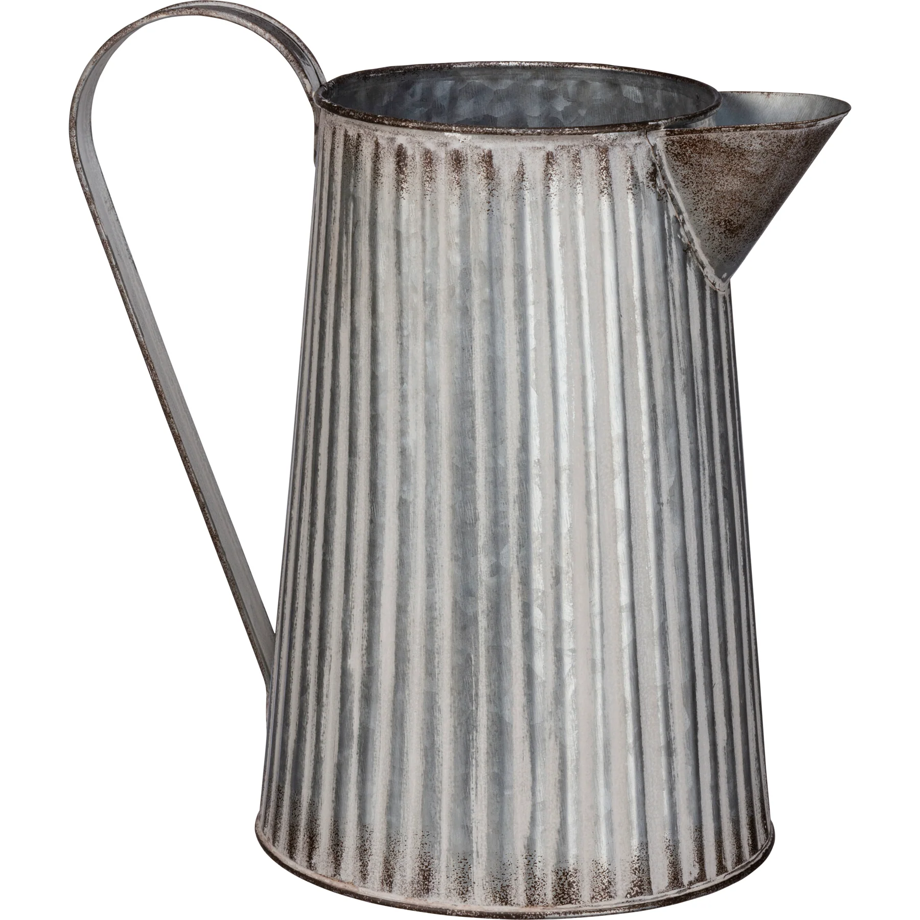 Ribbed Sides Metal Pitcher - Image 2