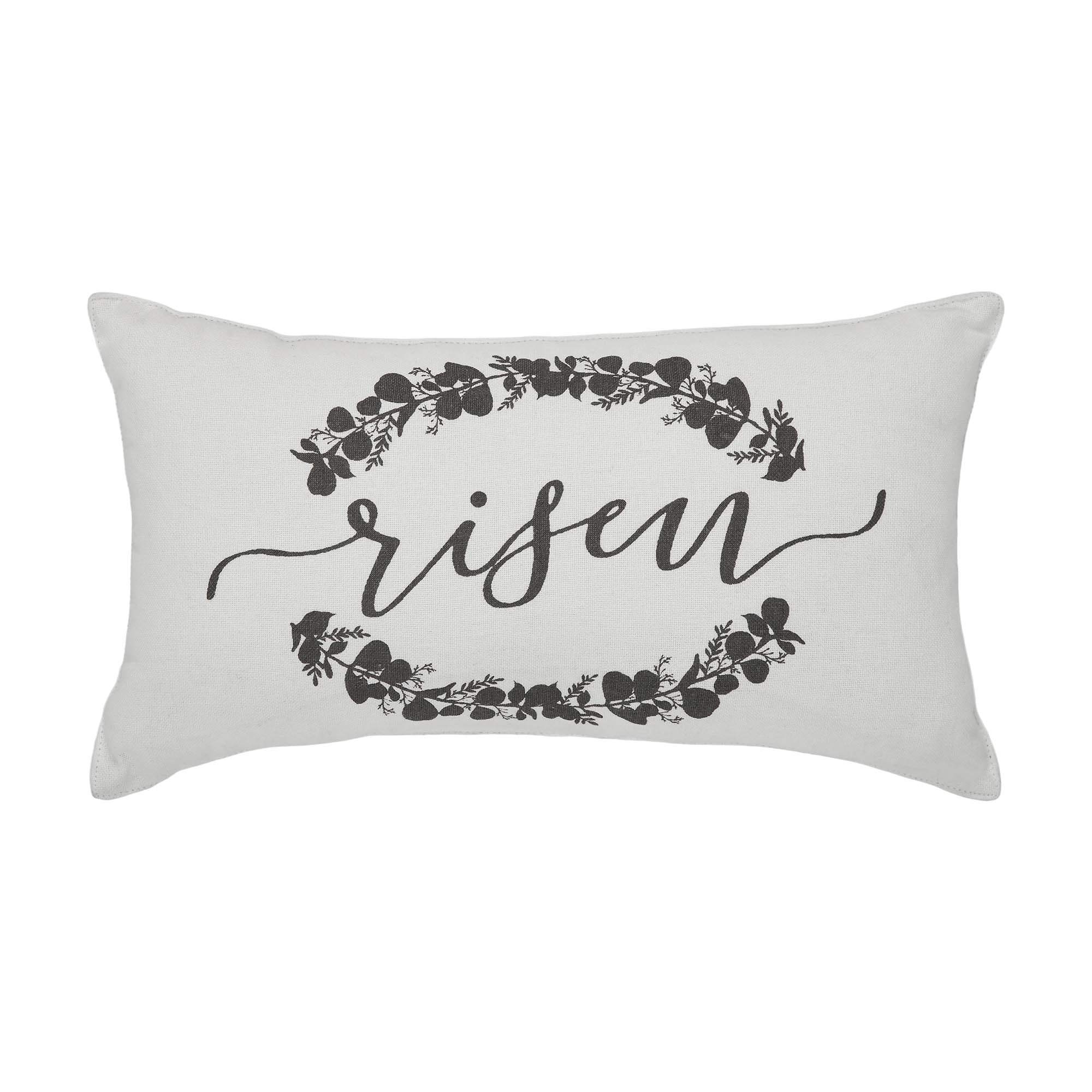 Risen Floral Accent Pillow 7" x 13"