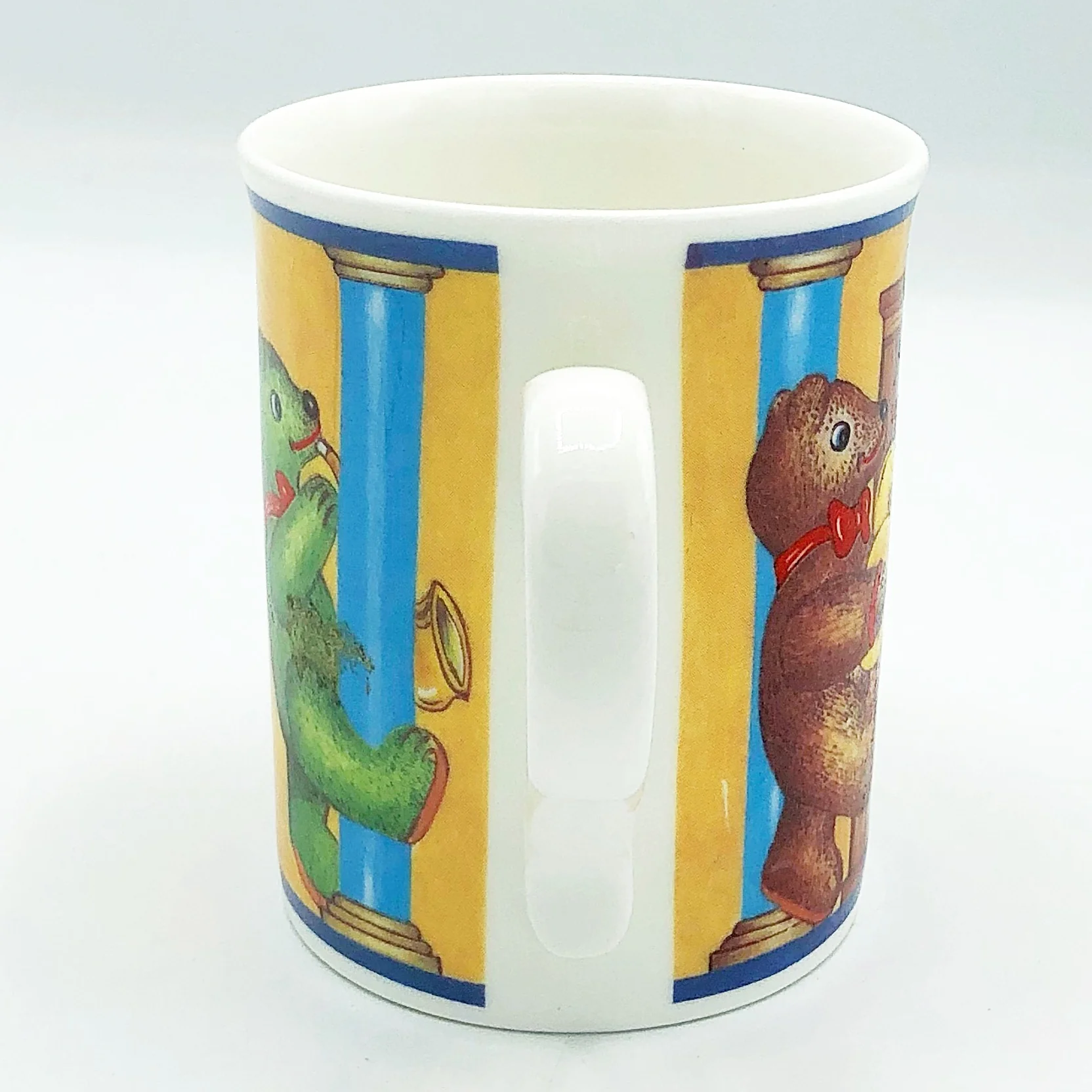 Royal Cuthbertson Drumming Bears Mug Made in England - Image 3
