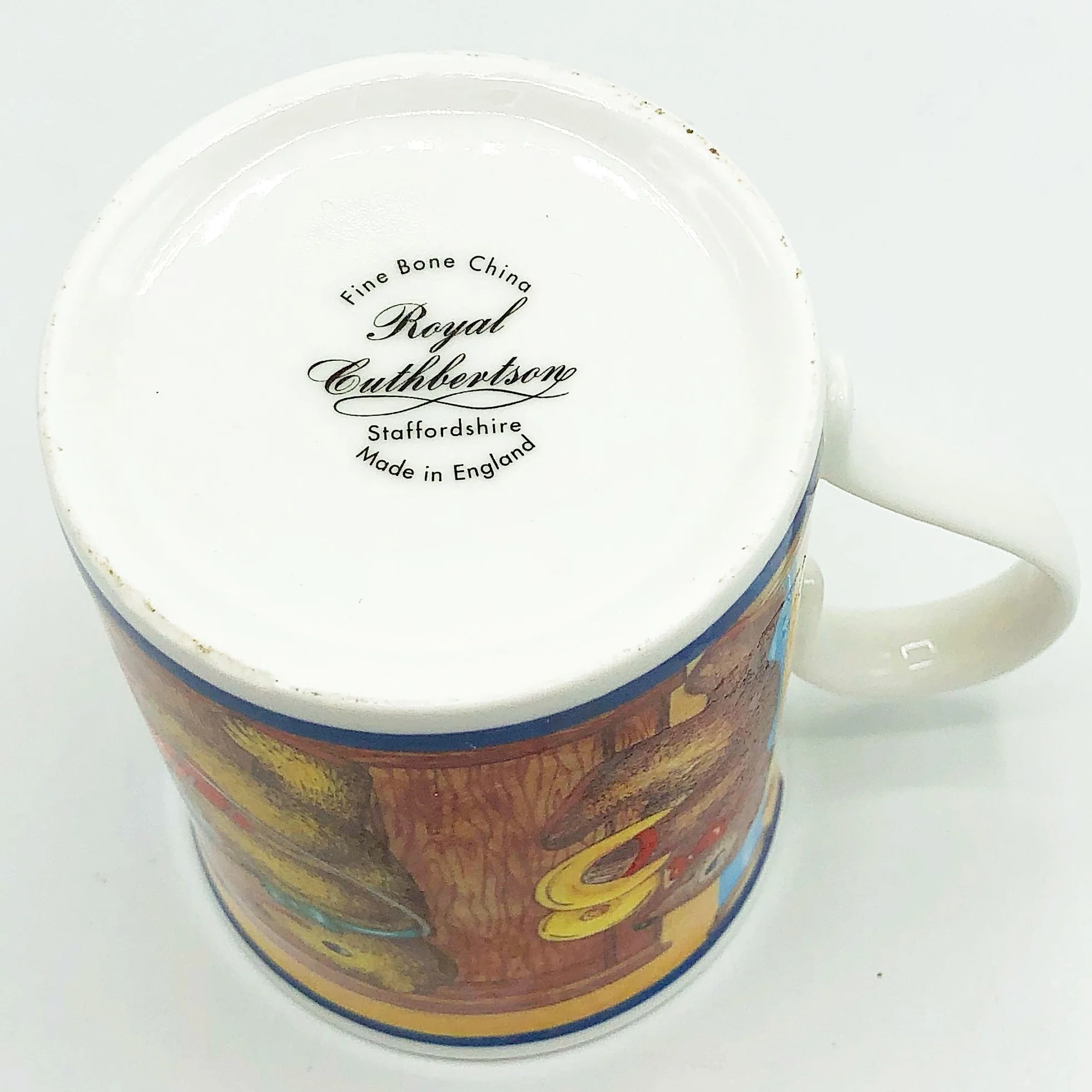 Royal Cuthbertson Drumming Bears Mug Made in England - Image 6