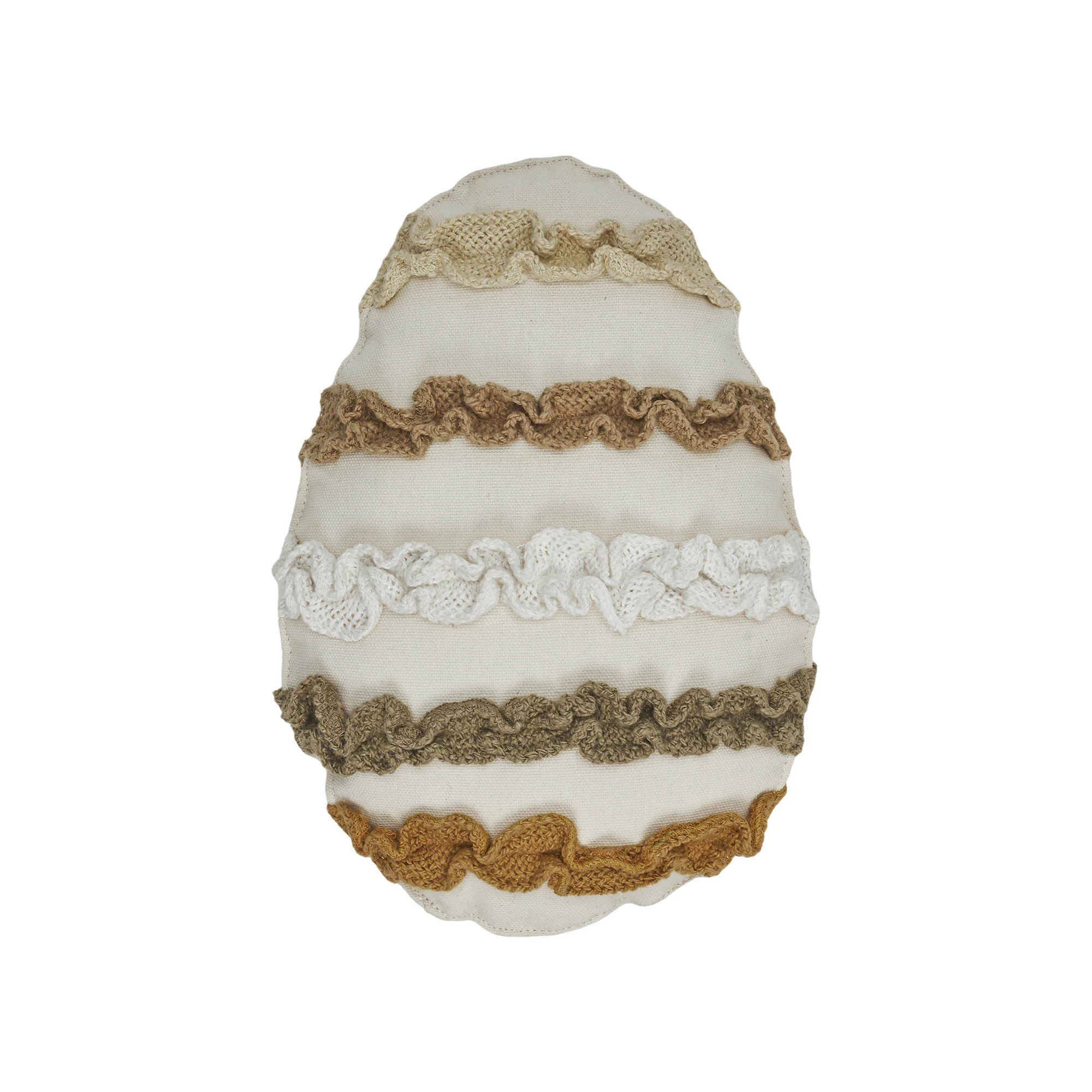 Ruffled Egg 10" Small Accent Pillow - Image 2